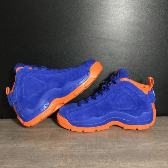 RARE Fila Grant Hill 2 Knicks Suede Blue Orange Unreleased 1BM01798-423 Men's 8 - Picture 4 of 7